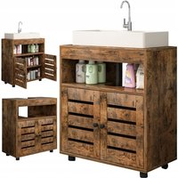 Badezimmerschrank unter dem Waschbecken mit Regalen und Türen, 60 cm Badezimmerschrank unter dem Waschbecken mit Regalen und Türen, 60 cm von MUVU
