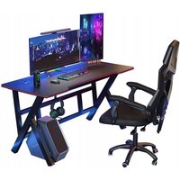 Gaming-Schreibtisch Tisch für Computer-Spieler schwarz groß modern Loft Gaming-Schreibtisch Tisch für Computer-Spieler schwarz groß modern Loft von MUVU
