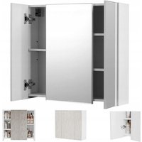 Hängender Wandschrank für das Badezimmer mit dreiteiligem Spiegel, modern, 60 cm Hängender Wandschrank für das Badezimmer mit dreiteiligem Spiegel, modern, 60 cm von MUVU