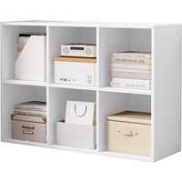 Offenes Regal, Kommode, Würfel 2x3, geräumig, weiß, für Bücher, Büro, modern Offenes Regal, Kommode, Würfel 2x3, geräumig, weiß, für Bücher, Büro, modern von MUVU