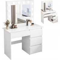 Schminktisch mit LED-Spiegel, modern, Loft-Stil, 90 cm von MUVU