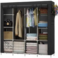 Textilschrank, faltbarer Kleiderschrank für XXL-Kleidung, Regal Textilschrank, faltbarer Kleiderschrank für XXL-Kleidung, Regal von MUVU