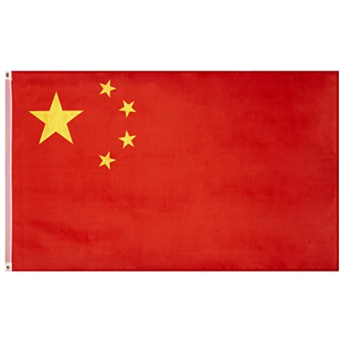 MUWO Flagge Nations Together 90 x 150 cm Nationalmanschaften, doppelseitige Gartenflagge, wetterfeste Fanflagge, Fußballflagge Polyester Länderfagge Deutschland mit Ösen (China) von MUWO