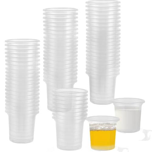 MUXHEL 1000er-Set Schnapsgläser Plastik, 20ml / 2cl Shotgläser, Plastikbecher Schnapsbecher, Wiederverwendbarer Plastikbecher, Shot Becher Plastik, Trinkbecher Transparent, Partybecher, Schnapsbecher von MUXHEL