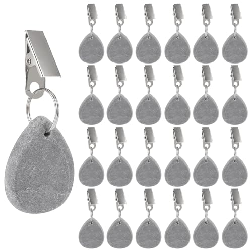 MUXHEL 24er-Set Tischdeckenbeschwerer, 3.5 x 4.5CM Tischdeckenbeschwerer für Draußen, Tischtuchbeschwerer, tischdecken beschwerer draußen, beschwerer tischdecke Outdoor, tischdeckengewichte Outdoor von MUXHEL