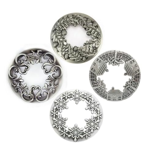 MUXSAM Kerzendeckel Kerzen im Glas Kerzendeckel aus Metall, hilft Kerzengläsern gleichmäßig zu Brennen, Kerzenaccessoire, Kerzenaufsatz Illuma-Deckel für Yankee Jar Candle, 4 Stück,Silber von MUXSAM