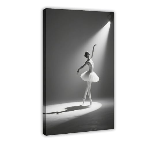 MUYGGAFF Leinwandposter Balletttänzer unter schwarzen und weißen Strahlern, Schlafzimmerdekoration, Landschaft, Büro, Raumdekoration, Geschenk, 50 x 75 cm MUYGGAFF Leinwandposter Balletttänzer unter schwarzen und weißen Strahlern, Schlafzimmerdekoration, Landschaft, Büro, Raumdekoration, Geschenk, 50 x 75 cm von MUYGGAFF