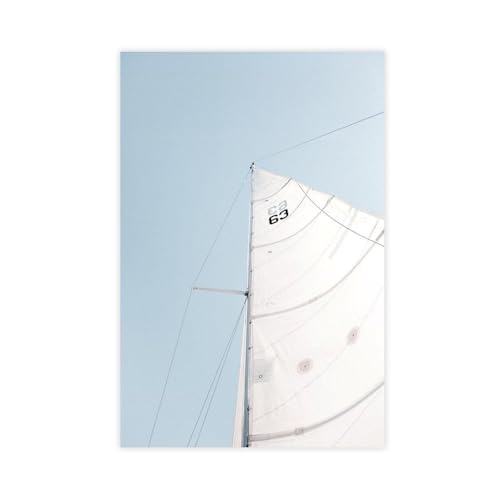 MUYGGAFF Retro-Strand-Segelboot-Poster, Leinwand, Poster, Schlafzimmer, Dekoration, Landschaft, Büro, Raumdekoration, Geschenk, 30 x 45 cm MUYGGAFF Retro-Strand-Segelboot-Poster, Leinwand, Poster, Schlafzimmer, Dekoration, Landschaft, Büro, Raumdekoration, Geschenk, 30 x 45 cm von MUYGGAFF