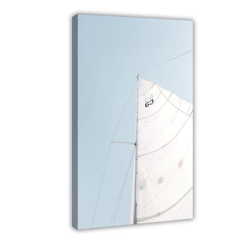 MUYGGAFF Retro-Strand-Segelboot-Poster, Leinwand-Poster, Wandkunst, Dekordruck, Bild Gemälde für Wohnzimmer, Schlafzimmer, Dekoration, 30 x 45 cm MUYGGAFF Retro-Strand-Segelboot-Poster, Leinwand-Poster, Wandkunst, Dekordruck, Bild Gemälde für Wohnzimmer, Schlafzimmer, Dekoration, 30 x 45 cm von MUYGGAFF