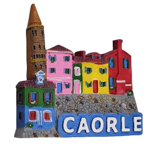 MUYU Craft 3D Caorle Venedig Italien Kühlschrankmagnet Touristensouvenir Kühlschrankdekoration Harz handbemalt Handwerk Kollektion von MUYU Craft