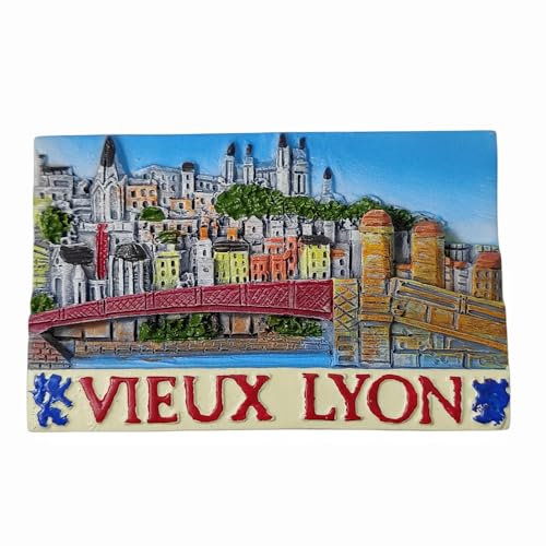3D Lyon Frankreich Kühlschrankmagnet Reise Souvenir Kühlschrank Dekoration Magnetischer Aufkleber Handbemalt Handwerk Sammlung 3D Lyon Frankreich Kühlschrankmagnet Reise Souvenir Kühlschrank Dekoration Magnetischer Aufkleber Handbemalt Handwerk Sammlung von MUYU Craft