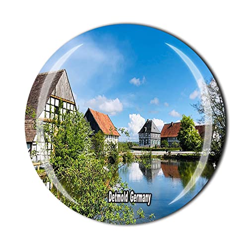 Detmold Deutschland Kühlschrankmagnet Touristen Souvenir Geschenk Kühlschrank Kristall Magnet Sticker Kollektion von MUYU Craft