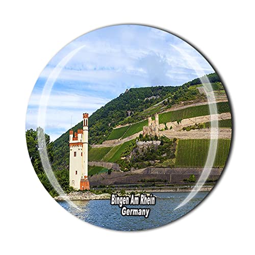 Deutschland Bingen Am Rhein Kühlschrankmagnet Reise-Souvenir Kristall Kühlschrank Magnet Sticker Kollektion von MUYU Craft