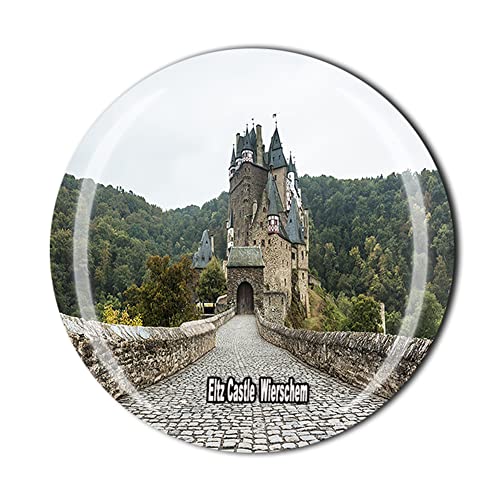 Eltz Castle Wierschem Germany Kühlschrankmagnet Reise-Souvenir Kristall Kühlschrank Magnet Sticker Kollektion von MUYU Craft