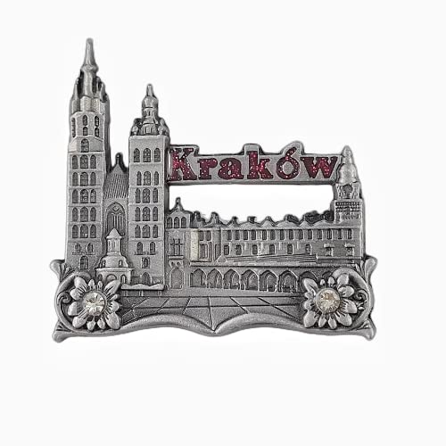 Krakow Polen Kühlschrankmagnet Reise Souvenir Kühlschrank Dekoration 3D Metall Magnet Aufkleber Kollektion von MUYU Craft