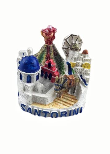 MUYU Craft 3D Santorini Griechenland Reise Souvenir Home Office Fensterbank Tisch Dekoration Samll Ornament Statue Collection MUYU Craft 3D Santorini Griechenland Reise Souvenir Home Office Fensterbank Tisch Dekoration Samll Ornament Statue Collection von MUYU Craft