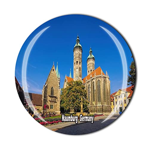 Naumburg Deutschland Kühlschrankmagnet Touristen Souvenir Kühlschrank Kristall Magnet Sticker Kollektion von MUYU Craft