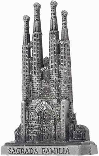 Sagrada Família Kathedrale Barcelona Spanien Souvenir Home Office Fensterbank Tisch Desktop Dekoration Ornament Statue Handwerk von MUYU Craft