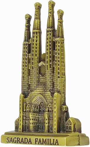 Sagrada Família Kathedrale Barcelona Spanien Touristen-Souvenir Home Office Fensterbank Tisch Desktop Dekoration Ornament Statue Handwerk von MUYU Craft