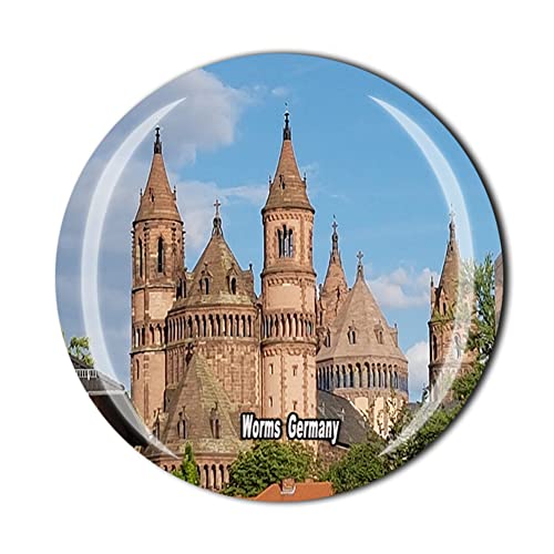 Worms Germany Kühlschrankmagnet Reise Souvenir Geschenk Kristall Kühlschrank Magnet Sticker Kollektion von MUYU Craft