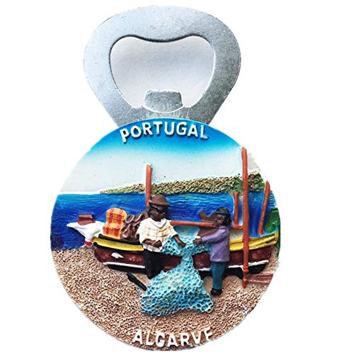 3D Algarve Portugal Souvenir Kühlschrank Magnet Flaschenöffner Haus & Küche Dekoration Algarve Portugal Kühlschrank Magnet Flaschenöffner Touristen Souvenir Geschenk von MUYU Magnet