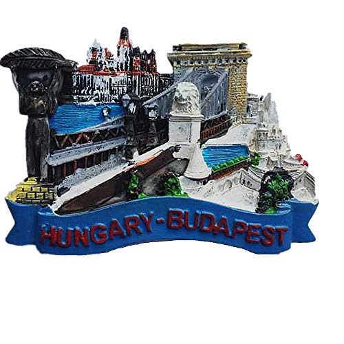 3D Budapest Ungarn Kühlschrankmagnet, Home & Kitchen Decoration Magnetaufkleber Budapest Ungarn Kühlschrankmagnet von MUYU Magnet