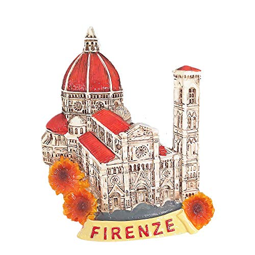 3D-Kühlschrankmagnet, Florenz, Italien, Reise-Souvenir, Geschenk, Heim- und Küchen-Dekoration, magnetischer Aufkleber, Florenz-Kühlschrankmagnet von MUYU Magnet