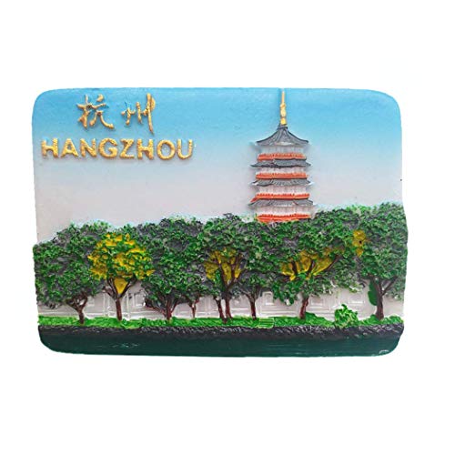 3D Hangzhou Zhejiang China Kühlschrank Magnet Reise Souvenir Geschenk Zuhause Küche Kühlschrank Dekoration Magnet Sticker Craft Collection von MUYU Magnet
