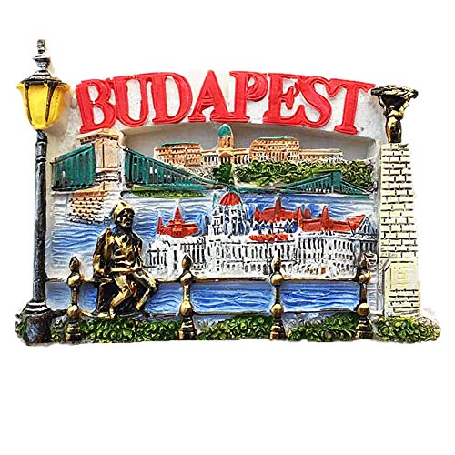 3D-Kühlschrankmagnet, Budapest-Ungarn, Souvenir, Geschenk, Budapest-Ungarn-Kühlschrankmagnet, Heim- und Küchendekoration, Magnetaufkleber von MUYU Magnet