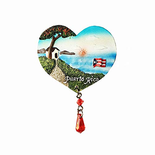 3D-Kühlschrankmagnet, Motiv: Puerto Rico, USA, Karibik-Meer, Reise-Souvenir, Geschenk, Heim-Küchendekoration, Magnetaufkleber, Amerika, Kühlschrank-Magnet-Kollektion 3D-Kühlschrankmagnet, Motiv: Puerto Rico, USA, Karibik-Meer, Reise-Souvenir, Geschenk, Heim-Küchendekoration, Magnetaufkleber, Amerika, Kühlschrank-Magnet-Kollektion von MUYU Magnet