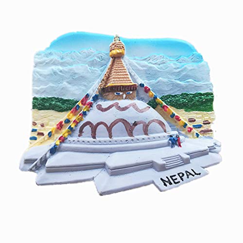 3D-Kühlschrankmagnet, Nepal, Souvenir, Geschenk, Heim- und Küchendekoration, Magnet-Aufkleber, Nepal-Kühlschrankmagnet von MUYU Magnet