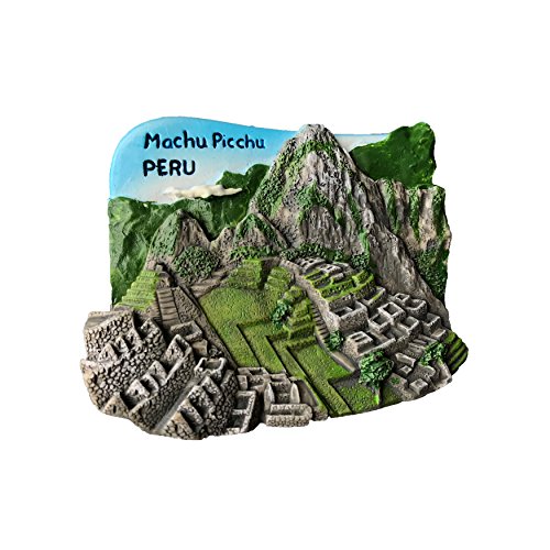 3D-Kühlschrankmagnet, Machu Picchu Peru, Reiseaufkleber, Souvenir, Heim- und Küchendekoration, Kühlschrankmagnet von MUYU Magnet