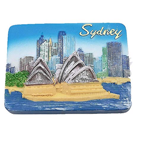 3D-Kühlschrankmagnet Sydney-Opernhaus, Australien, Souvenir, Geschenk, Heim- und Küchendekoration, magnetischer Sricker. Sydney Australien Kühlschrankmagnet von MUYU Magnet