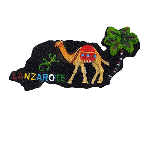 3D Lanzarote Spanien Kühlschrankmagnet Reise Souvenir Geschenk Zuhause Küche Dekoration Kühlschrank Magnet Sticker Craft Collection von MUYU Magnet