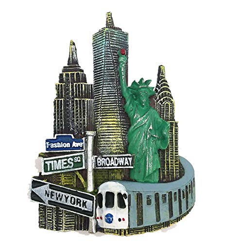 3D-Kühlschrankmagnet, New York, USA, Souvenir, Geschenk, Heim- und Küchendekoration, Magnetaufkleber, New York, USA, Kühlschrankmagnet von MUYU Magnet