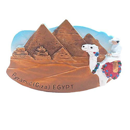 3D-Kühlschrankmagnet, tolle Pyramide von Gizeh, Kairo, Ägypten, Souvenir, Geschenksammlung, Heim- und Küchendekoration, magnetischer Aufkleber, Kairo, Ägypten, Kühlschrankmagnet von Muyu magnet