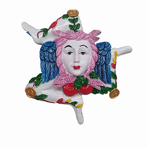 3D Sizilien Italien Kühlschrank Magnet Reise Souvenir Geschenk Zuhause Küche Kühlschrank Dekoration Magnet Sticker Craft Collection von MUYU Magnet
