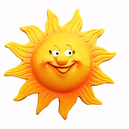 3D-Sonnen-Kühlschrankmagnet, Heimküchen-Dekoration, Magnet-Aufkleber, Sonne, Kühlschrank-Magnet, Basteln, Gelb von MUYU Magnet