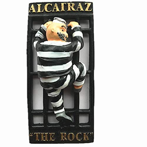 MUYU Magnet Alcatraz Insel Kalifornien USA 3D Kühlschrankmagnet touristisches Souvenirgeschenk, Home & Kitchen Dekoration Magnetic Sticker von MUYU Magnet