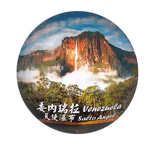 Angel Falls Bolivar Venezuela Kühlschrankmagnet, Reise-Souvenir, Geschenk, Heim- und Küchendekoration, Magnetaufkleber, Kristall-Kühlschrank-Magnet-Kollektion von MUYU Magnet