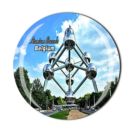 Atomium Brüssel Belgien Kühlschrankmagnet Reise-Souvenir Geschenk Zuhause Küche Kühlschrank Dekoration Magnetaufkleber Kristall-Magnet-Kollektion von MUYU Magnet
