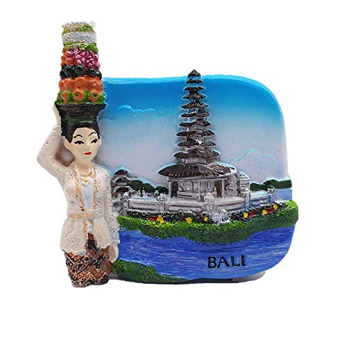 3D-Kühlschrankmagnet, Bali-Inseln, Indonesien, Reise-Souvenir, Geschenk, Heim- und Küchendekoration, Magnetaufkleber, Bali, Indonesien, Kühlschrankmagnet von MUYU Magnet