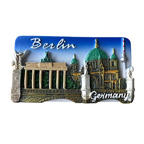 Berlin 3D Deutschland Souvenir Kühlschrankmagnet Home & Küche Dekoration Berlin Kühlschrankmagnet von MUYU Magnet