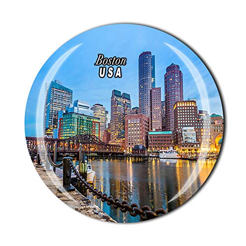 Boston Massachusetts USA Kühlschrankmagnet, Souvenir, Geschenk, Dekoration, Magnet-Sticker-Kollektion von MUYU Magnet