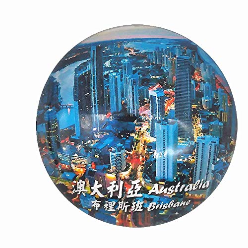 Brisbane Australien Kühlschrankmagnet, Reise-Souvenir, Geschenk, Heim- und Küchendekoration, Magnetaufkleber, Kristall-Kühlschrank-Magnet-Kollektion von MUYU Magnet