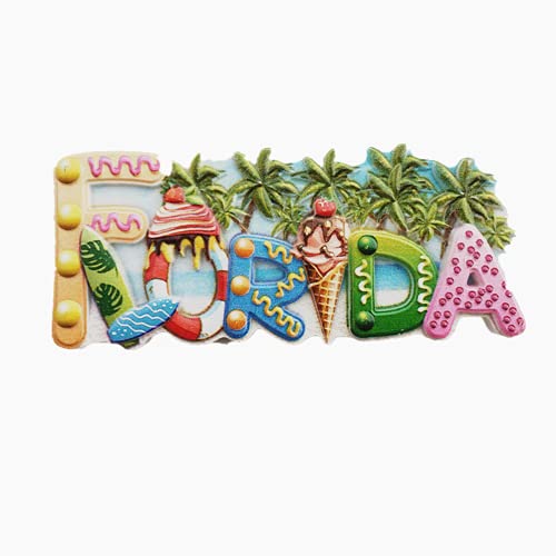 Florida USA Amerika Kühlschrankmagnet, Souvenir, Geschenk, Heimdekoration, Kühlschrank-Magnetaufkleber von MUYU Magnet