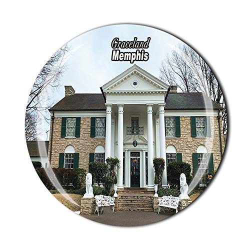 Graceland Memphis USA Kühlschrankmagnet, Souvenir, Geschenk, Kühlschrank-Magnet-Sticker-Kollektion von MUYU Magnet