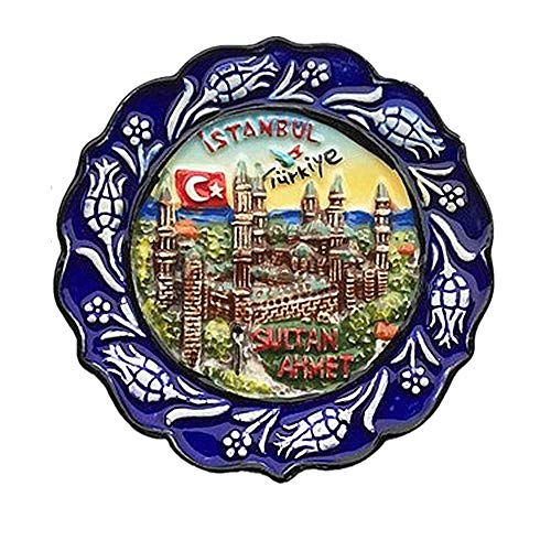 Istanbul Türkei 3D Kühlschrankmagnet Souvenir Geschenk Sammlung Heim & Küche Dekoration Whiteboard Magnetaufkleber Istanbul Türkei Kühlschrankmagnet von MUYU Magnet