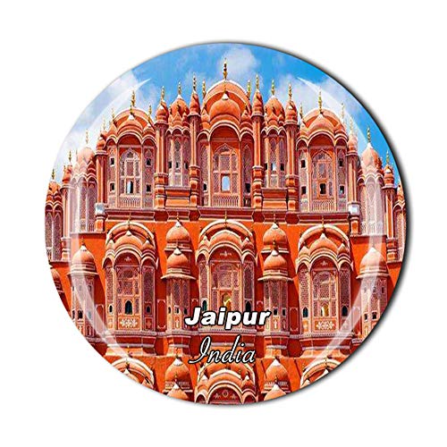 Jaipur India Kühlschrankmagnet, Reise-Souvenir, Geschenk, Heim-Küchendekoration, Magnetaufkleber, Kristall-Kühlschrank-Magnet-Kollektion von MUYU Magnet
