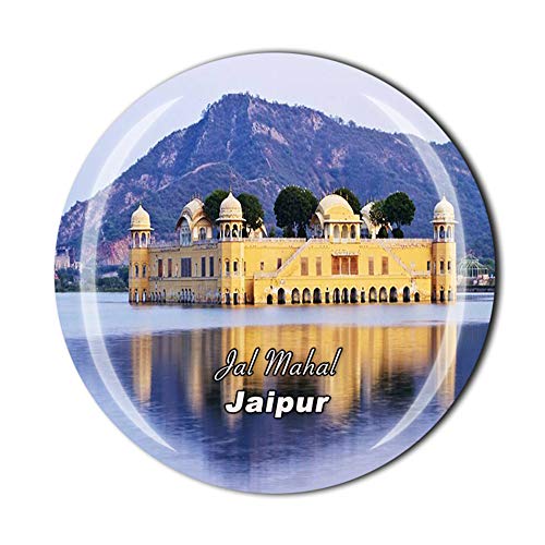 Jal Mahal Jaipur Indien Kühlschrankmagnet Reise Souvenir Geschenk Heim Küche Dekoration Magnet Sticker Kristall Kühlschrank Magnet Kollektion von MUYU Magnet